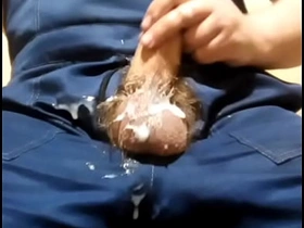 Eradicate affect Russian set-up worker hasn't seen his bride in a long time, as a result he ejaculates loudly and produces a lot of sperm! asian handsome hunk men detached intercourse videos