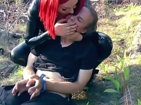 FemDom JOI for newbie sissy slut! Spanking here the forest wearing latex! asian gay bisexual sex videos
