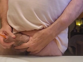 Preview of my #8 motion picture where I jerk not present my cock and take a piss with a catheter. asian gay sexual connection videos on xnxx