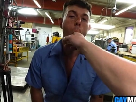 Sweltering guys 3some making out in the roller asian china uncle gay sexual congress videos