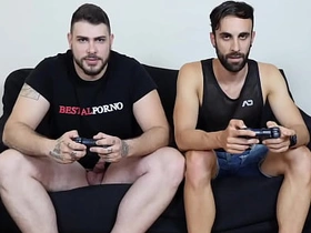 Straight friends betting exposed to the playstation asian gay agree to sex videos