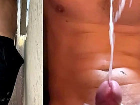 Straight builder gets horny at work and jerks off his big cock! Lots of cum! Moaning asian zain gay sex videos