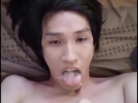 FagTeetajet Thai Gay Drinking my own cum, cumming in my face asian teen boys gay sex videos