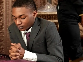 Black Baptist pal Dominic Young fucked by black priest Prince Reign's BIG black dick! The black twink takes that huge black cock both in his mouth together with ass! asian driver gay sex videos