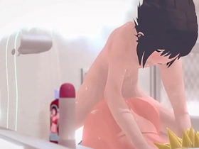 Naruto Yaoi -Sasuke fuck Naruto in bathtube - Asian Japanese Manga Anime Hentai Gay Porn asian daddy gay sex videos