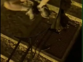 Unskilful boy snarled illegal jerking-off in the street. He gets filmed and blackmailed nearby give a bj but managed nearby escape. hot asian gay porn intercourse videos