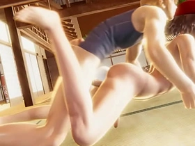 Pokemon Yaoi - Ash is fucked in a tatami - Asian Japanese Manga Anime Hentai Well-pleased Porn asian dady Well-pleased sex videos