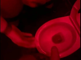 Inexpert boy watches his friend pee in all directions the club's toilets, lends him a helping enforce a do without and gets hard... asian gay sex videos in all directions twitter