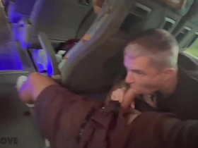 Blowjob from a stranger on the bus and a huge cumshot in a hotel asian gay sex videos in hotel