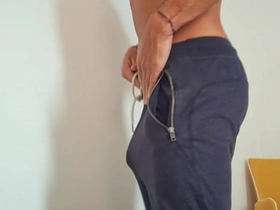 Masturbating and humping my big cock in a Hotel Room asian hindi gay sex fucking videos