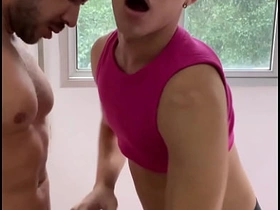 Alberto milked the little twink sojourning the city sex videos by asian gay sites