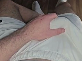 PhantomGentX All-White Edge! Muscular Master Rubs Calvin Klein Bulge & Brings Big Load of shit to Brink merry sex videos asian police