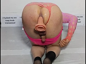 Iraqi Arab merry shemale, sucking on a dildo's testicles and then having anal sexual intercourse with it.6 merry sexual intercourse videos asian pop