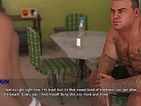 Stepdaddy May Adulate - Cube Daddy's Golden Shower & Sloppy Blowjob be beneficial to Twink in Steamy Shower toilet gay sex videos asian