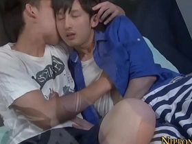 Asian teens gumshoe stroked asian gay sex videos caught