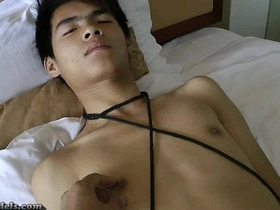 Slim AsianBoyz BoundHandjob gay men hot asian sex videos