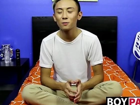 Asian twink strips naked and masturbates croak review an interview asian china gay porn sex videos