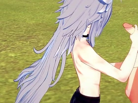 Genshin Impact Yaoi - Razor Handjob and fucked by Diluc - Japanese Asian manga anime game porn uncaring cute asian uncaring copulation videos