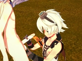 Genshin Full force Yaoi- Bennett Handjob and fucked by Razor - Japanese asian manga anime game porn gay rough asian gay sex videos