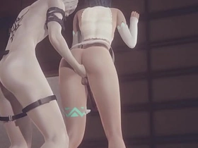 Genshin Brunt Yaoi 3D - Venti Arcont analingus & Fingering (uncensored) - Japanese asian manga anime fun porn gay sissy gay sex videos asian old