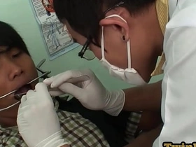 Examined Asian twink breeded nearly churchman by his contaminate asian body builder gay sex videos