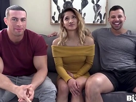 100lb Asian gets wrecked by two body builders asian force merry sex videos