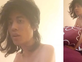 Fuck and drink own cum, horny twink moaning, eye rolling, loud orgasm, face smiling asian gay rough sex videos