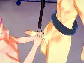 Jujutsu Kaisen Yaoi - Yuji Itadori Handjob with an increment of fucked by Sakuna - Sissy crossdress Japanese Asian Manga Anime Game Porn Gay real sex videos asian gay