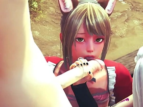 Yaoi Femboy - Threesome Femboys Hard making love - Sissy crossdress Japanese Asian Manga Anime Game Porn Gay asian gay making love videos caught