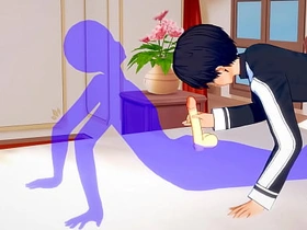 Art Online Yaoi - Kirito Handjob and anal with creampie - Sissy crossdress Japanese Asian Manga Anime Film Game Porn blithe asian blithe men in sex videos at room