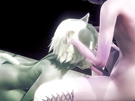 Furry Yaoi - Two cats sex in toilet - Sissy crossdress Japanese Asian Manga Anime Film  Game Porn Gay sex videos of gay asian