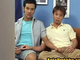 Japanese twink dick sullied before bareback doggy sex asian older gay sex videos