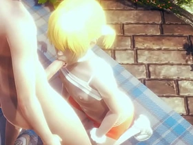 Yaoi Femboy - Fer blowjob plus anal by other femboy - Cissy crossdress Japanese Asian Manga Anime Game Porn Gay teen gay sex videos asian