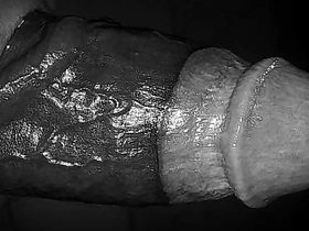 Oiled Horny Chap Masturbating Big Black Dick While Moaning asian gay resemble sex videos